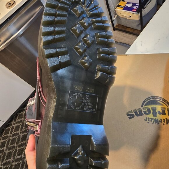 JADON MAX Distressed Leather Platform Boot Fondant Pink Women's Size 5 US NEW - Picture 9 of 16